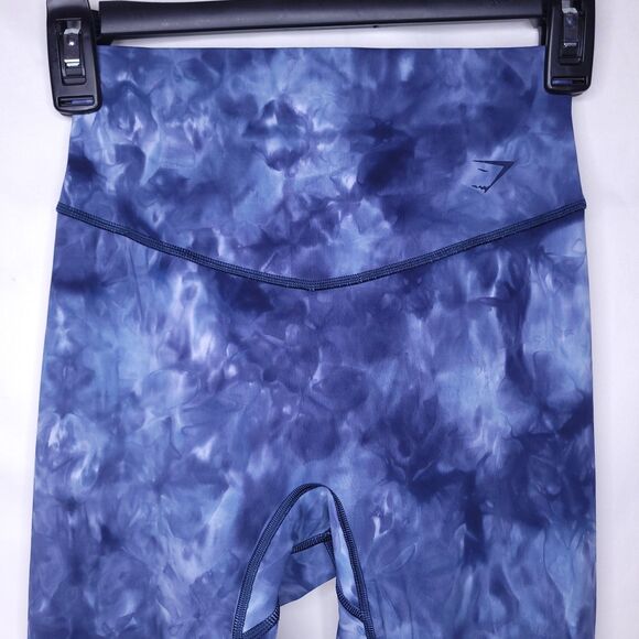 Gymshark Elevate Leggings Small Lakeside Blue Spray Dye - Picture 3 of 9
